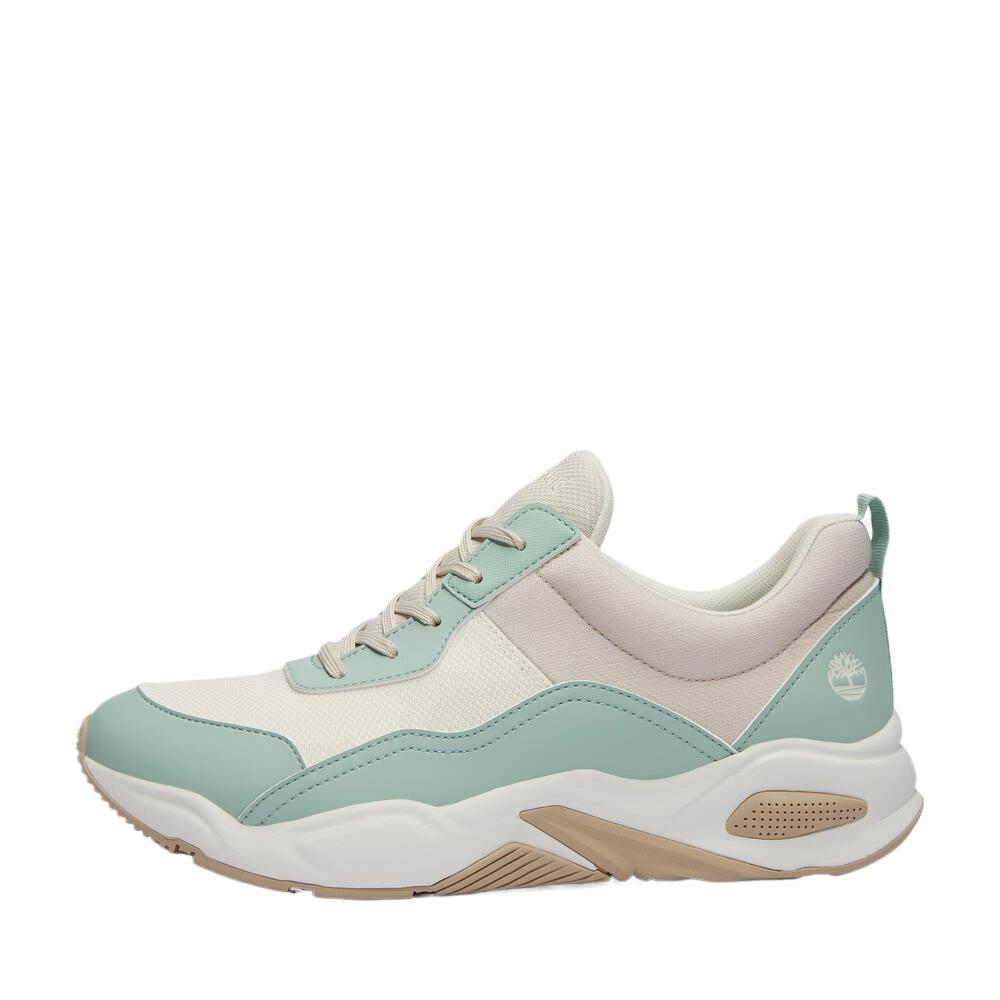 Timberland Delphiville Leather Fashion Trend Comfortable Versatile Low-Top Training Shoes Women sneaker Mint-Green TB0A4218EX0 38