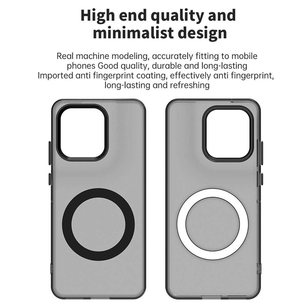 For Motorola Moto Edge 50 Neo Magnetic Frosted Candy Color Phone Case For Motorola G35 5G S50 Translucent Matte Shockproof Cover