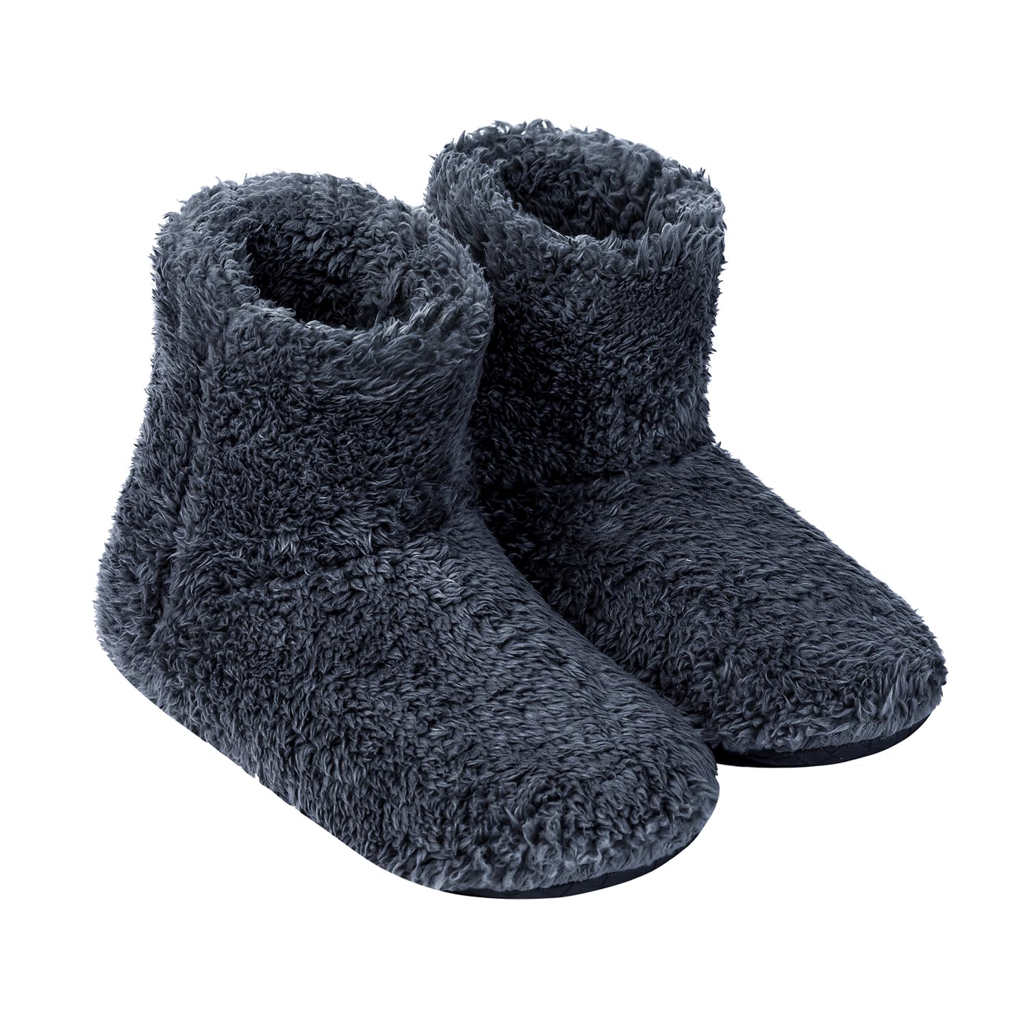

Warm Fluffy Boa Perfect for Keeps Feet and Warm [encologi] Slippers, Nordic-inspired, Slippers, Winter, Cold, Washable, Unisex, Non-Slip, Quiet, синій
