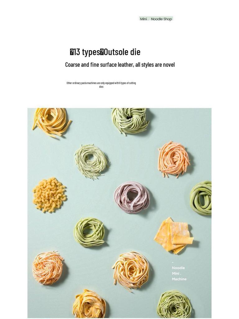 Mașină Electrică Inteligentă pentru Tăiței și Aluat: Mașină Multifuncțională Complet Automată pentru Presare, Frământare și Aluat de Găluște.