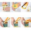 Multi-function Fan Shaped Bottle Opener Jar Twist Lid Quick Opening Lid Remover
