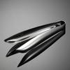 304 stainless steel short food clip bright sanded towel clip buffet heavy ice clip hotel tableware