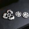 Three-Leaf Stainless Steel EDC Fingertip Spinner Stress Reliever Toys ADHD Anxiety Stress Toys Fidget Toys For Adult Gift