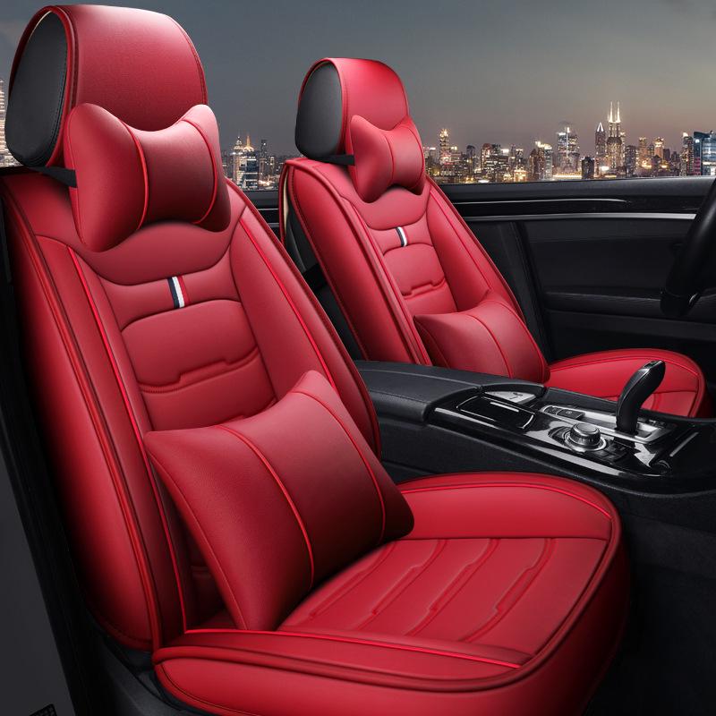 Universal Car Seat Cover for Accord, Civic, and Sagitar—Four Seasons Full Wrap Cushion Cover