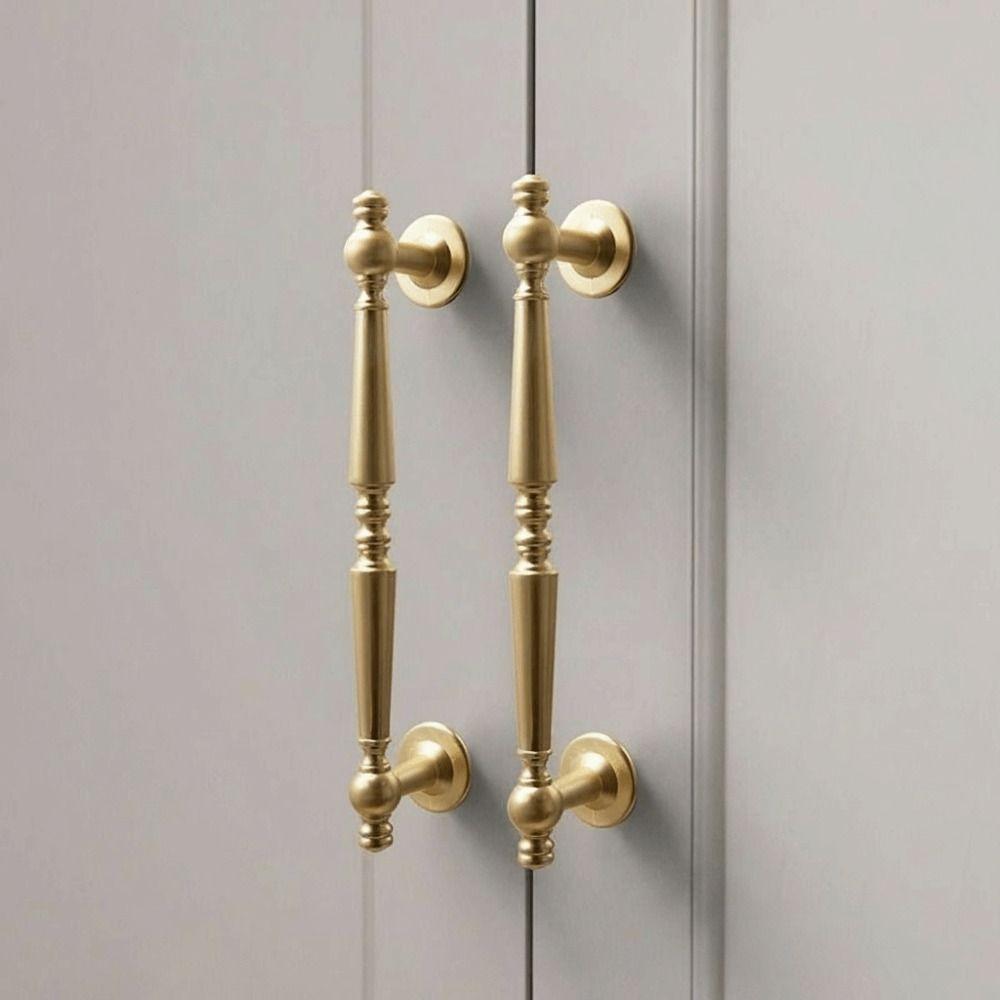Zinc Alloy Cabinet Bar Pulls French Nordic Style Premium Hardware Furniture Drawer Pulls Luxury Design Door Pull Handles