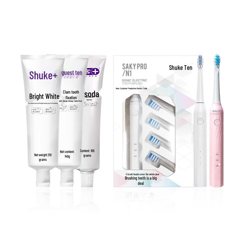 

Shuke N1 Sonic Electric Toothbrush with Whitening Toothpaste