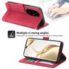 DIERFENG DF-03 For Honor 200 Pro 5G Case Lines Imprinted Leather Wallet Phone Cover