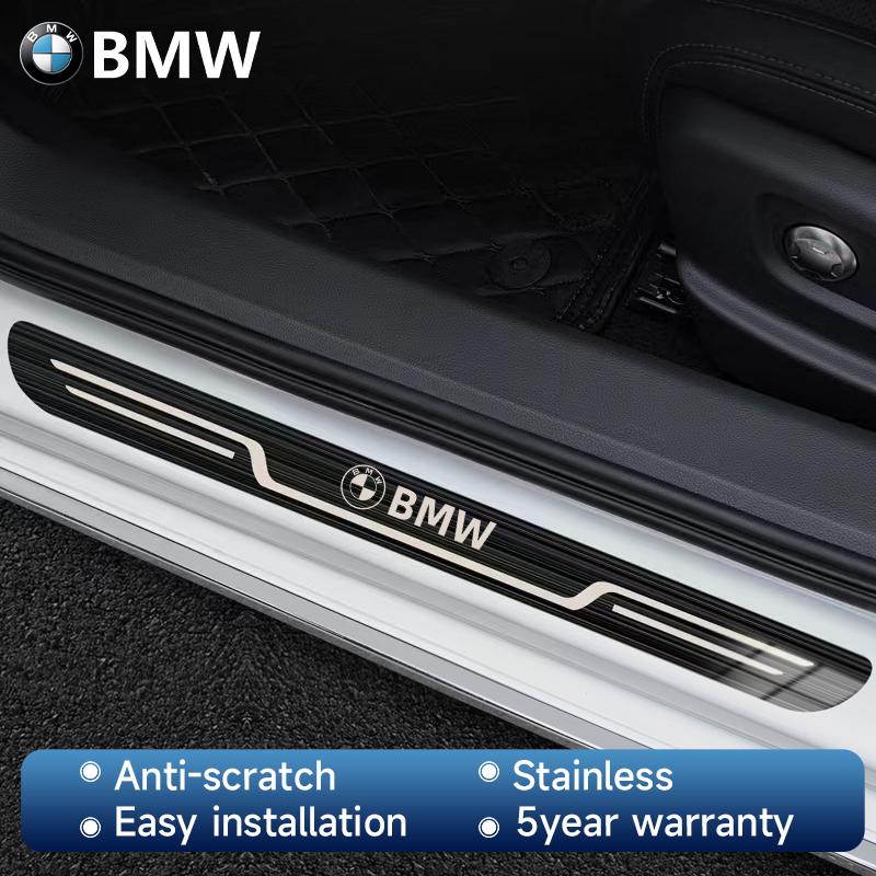 Auto Edelstahl Einstiegsleiste Kratzschutz für BMW Performance M X5 E53 E70 F15 G05 E71 2014-2025 Auto Schutz Zierleiste Schwelle