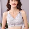 Ultra-thin Lace Bra Without Underwire To Reduce Breast Size and Make Large Breasts Look Smaller Suitable for Fat Girls with Adjustable Back Shape