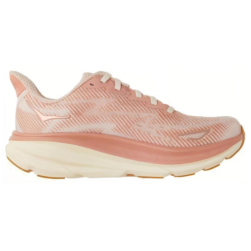 HOKA ONE ONE Clifton 9 Sandstone Cream Women's Sneakers 1127896-SNC