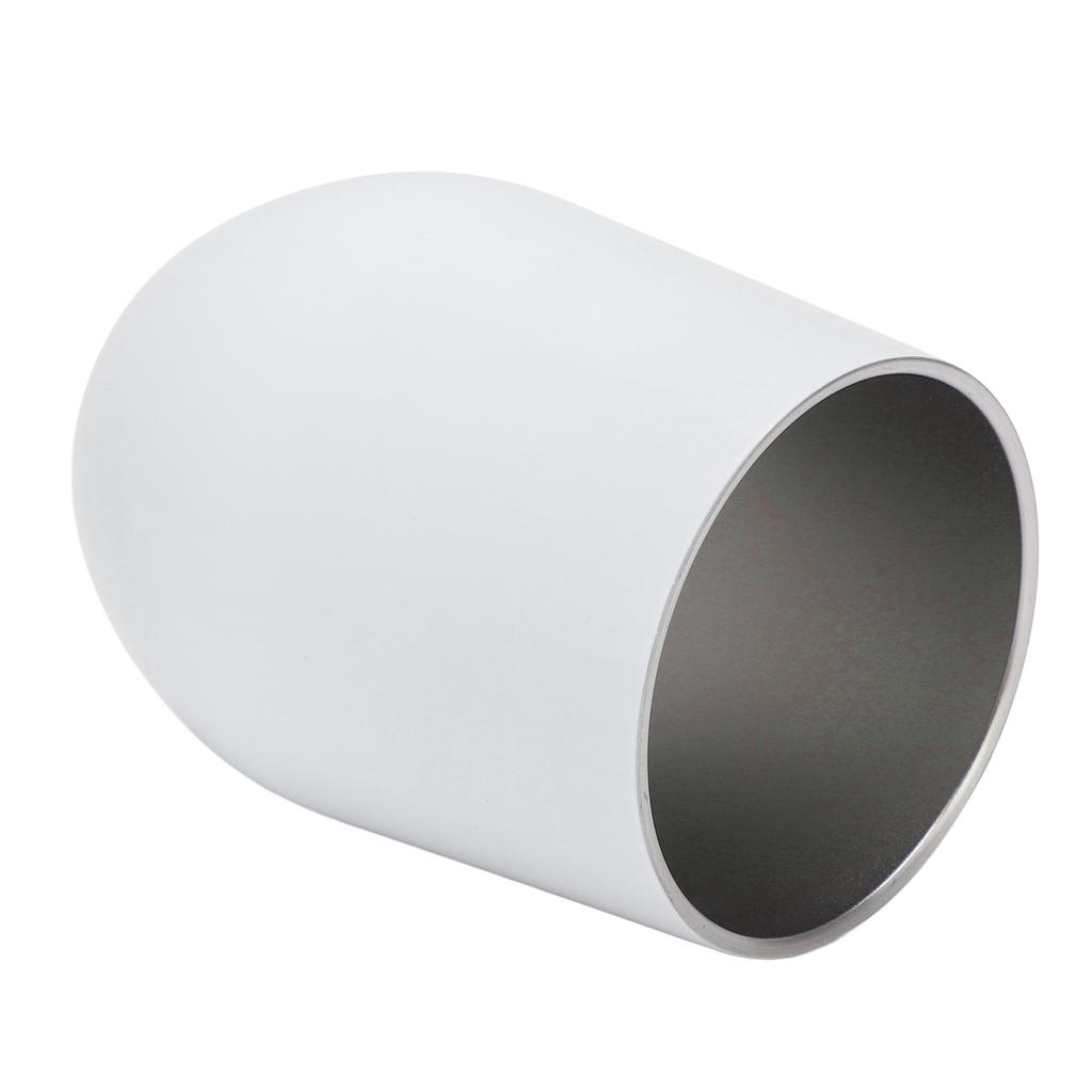 Stainless Steel Tumbler Vacuum Insulated Cups 12oz Capacity Double Wall U Shaped Eggshell for Drinks Wine WaterWhite