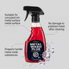 HOMONTH Heavy Duty Metal Cleaner 400ml Rust Remover Spray Wheel Cleaner, Gentle for Metal Paint Automotive Cleaner