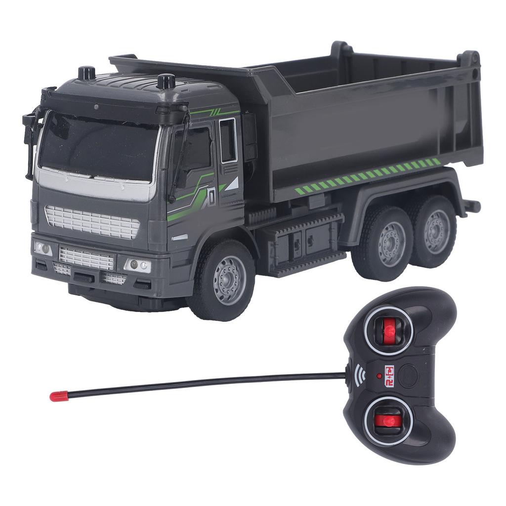 1/32 RC Dump Truck Multi Joint Movable Remote Control Construction Vehicle Toy with Full Color