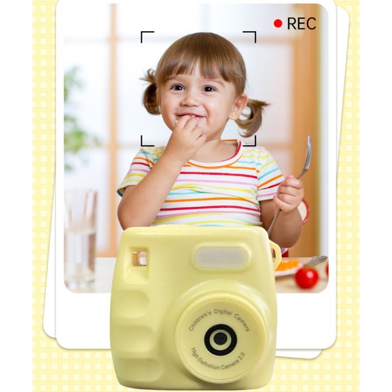 Kinder Mini Kamera 2 Zoll Display USB-Aufladung Mit Lustigen Filtern Und Stickern Für Outdoor-Aktivitäten Automatische Abschaltung