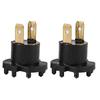 KIMISS Car Headlight Socket Holder, B28V510A3 1 Pair Replacement Headlight Bulb Socket Adapter Holder