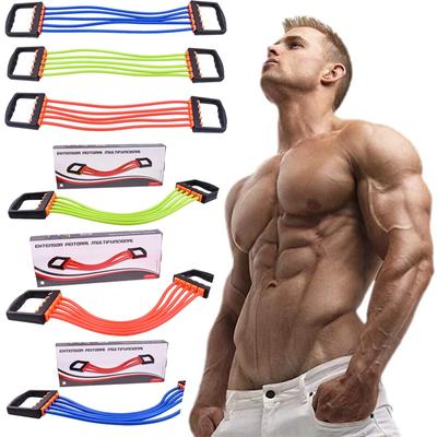 Beruf Expander Widerstand Bands Workout Brust Muscle Crossfit Widerstand Band Können Abnehmbare Latex Rohr Feder Exerciser