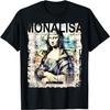 Abstract Graffiti Art Leonardo Da Vinci Art Mona Lisa T-Shirt(10)