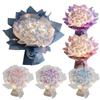 Künstlicher Schmetterlingsstrauß Material-Set DIY Handgefertigte Schmetterlingsblumensträuße Mit LED-Licht Hochzeitsdekoration Geschenke für Freundin