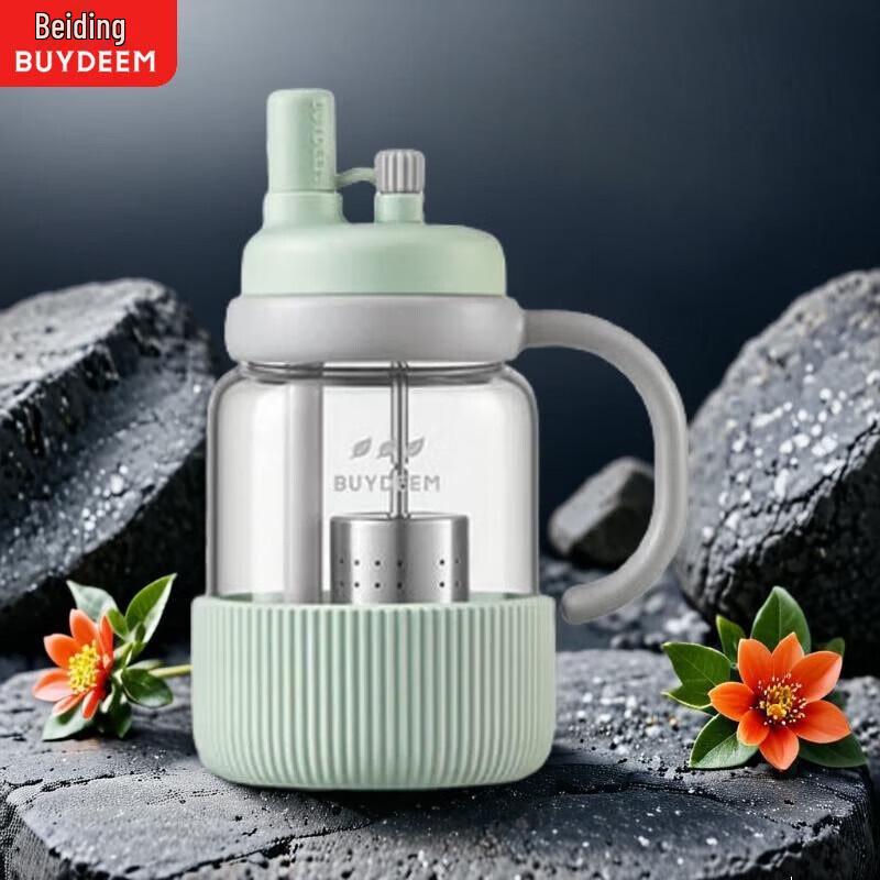 Buydeem Portable Glass Tea Infuser Bottle