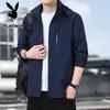 PLAYBOY Men's Spring/Fall Waterproof Windproof Outdoor Sports Jacket