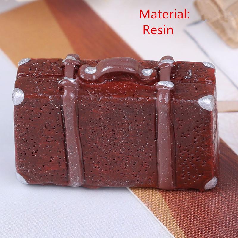 Прекрасный Милый Металлический Мини-Чемоданчик для Кукол Миниатюрные Игрушки Сундучок Декор Кукольного Домика Маленькая Клатч Шкатулка для Украшений Сумка для Кук