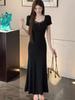 Super Good-looking and Beautiful Lace Dress Women's Summer New Slim-fitting Hip-wrapping Temperament French Long Skirt
