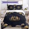Set Lenzuola 3 Pezzi Stampato FC Anderlecht Traspirante Copripiumino con Federe Biancheria da Letto Decorativa per Camera da Letto Casa