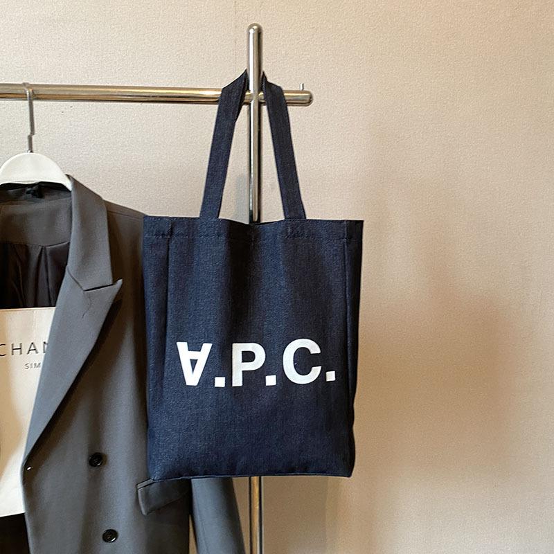 

2025 новая холщовая сумка ins большая вместимость сумка-тоут с надписью сумка через плечо для поездок на работу женская сумка для отдыха мода темно-синий