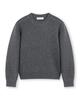 BESLOW [Be Slow X Fashion Tube Shack] Crew Neck Short Sweater Charcoal
