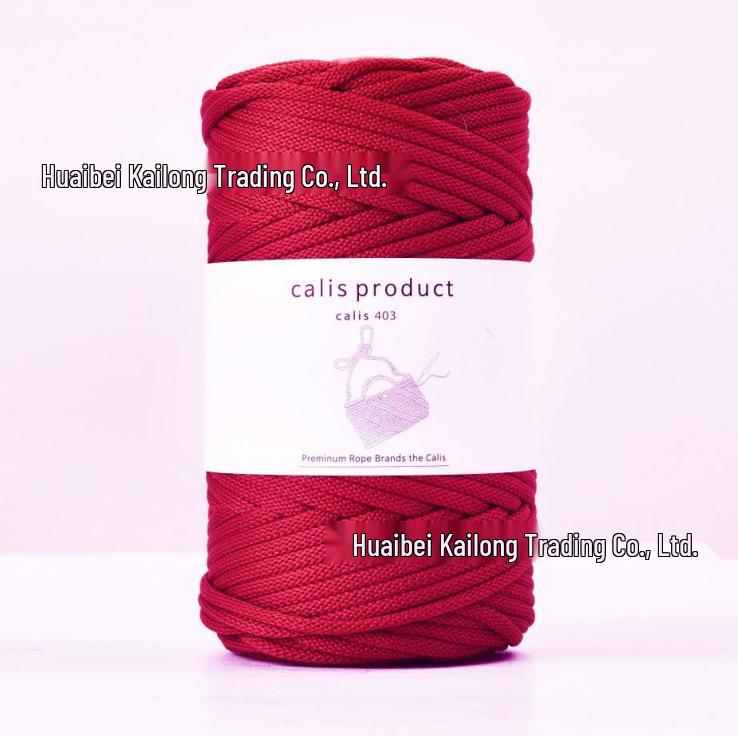4mm Cotton-Polyester Crochet Cord for DIY Hand-Knitted Bags and Weaving