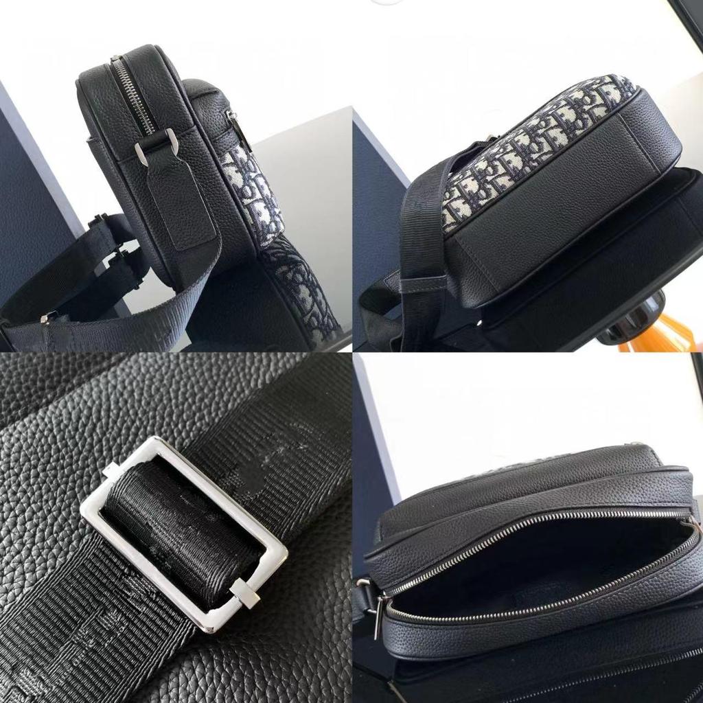 Vintage Męska Haftowana Płócienna Torba Listonoszka i Crossbody na Aparat