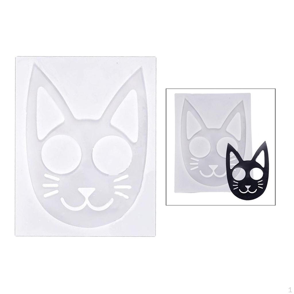 Cat Keychain Silicone DIY Molds for Epoxy Resin