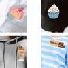 8 Pcs Cartoon Food Embroidered Patches Cake Iron On Patches Repair Patches Ice Cream Sewing Patches for Clothes Bag