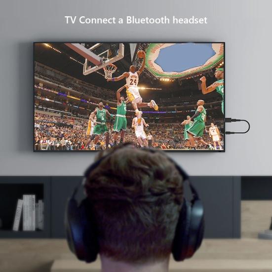 Portable USB Bluetooth-compatible 5.0 Adapter Stereo 3.5mm AUX Audio Receiver Transmitter