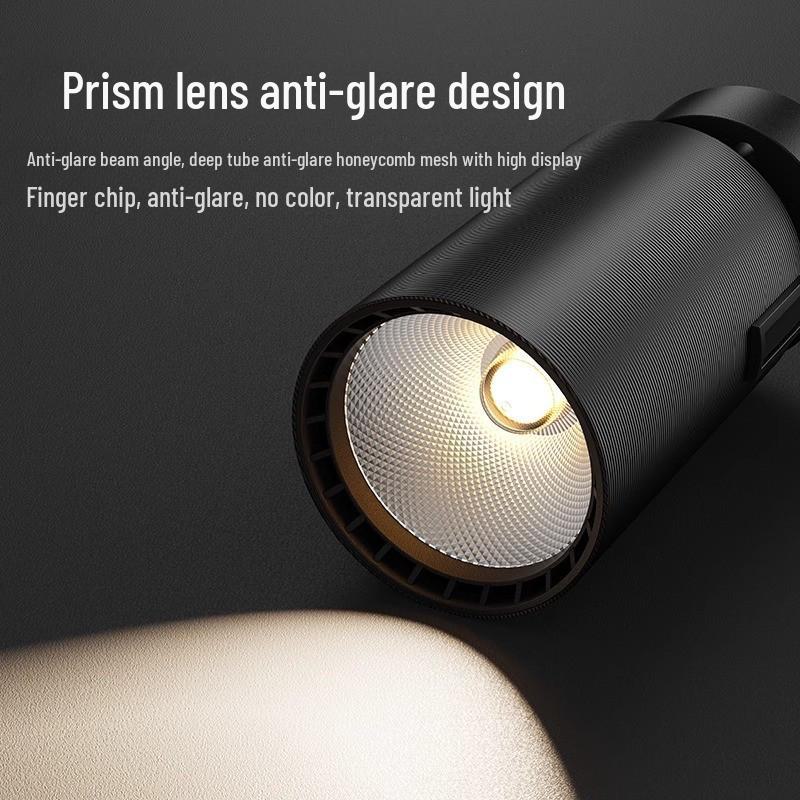 Adjustable LED Ceiling Spotlight - Surface-Mounted Track Light for Home