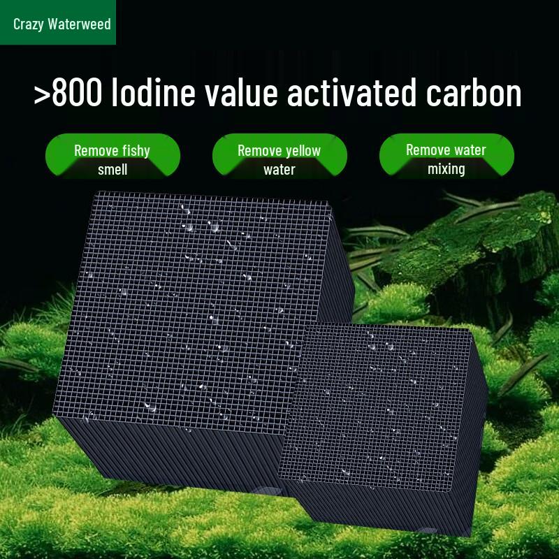 FKSC Fish Tank Honeycomb Activated Carbon Filter Media