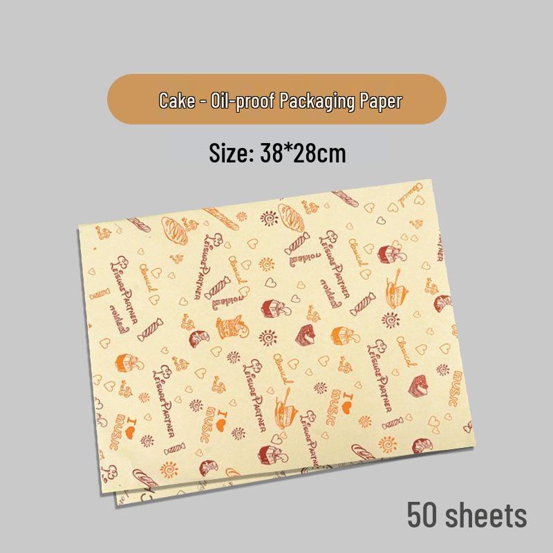 

American-Style Greaseproof Paper Doilies for Fried Snacks and Bread - Oil-Absorbent Baking and Plate Paper