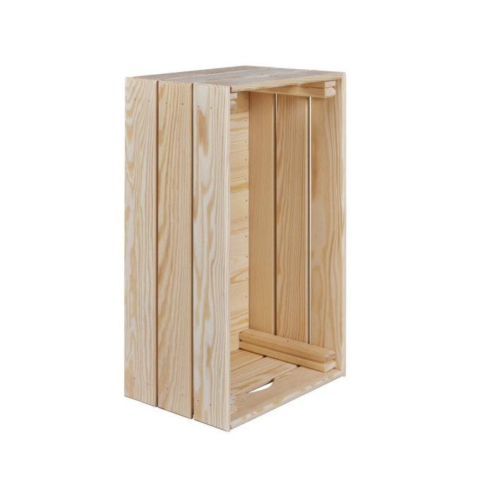 Cagette en bois "silver" 65cm naturel