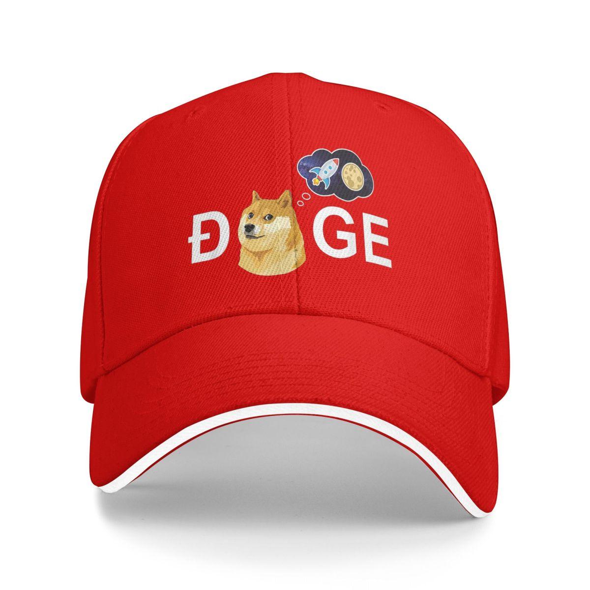 

Unisex Baseball Hats Doge The Dogecoin Funny Bitcoin Outdoor Streetwear Summer Sports Baseball Caps Hip Hop Cap Casquette Hats One Size