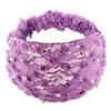 Bentiță Elastică Antiderapantă Perla Violet pentru Femei - Eșarfă de Cap Stil Coreean