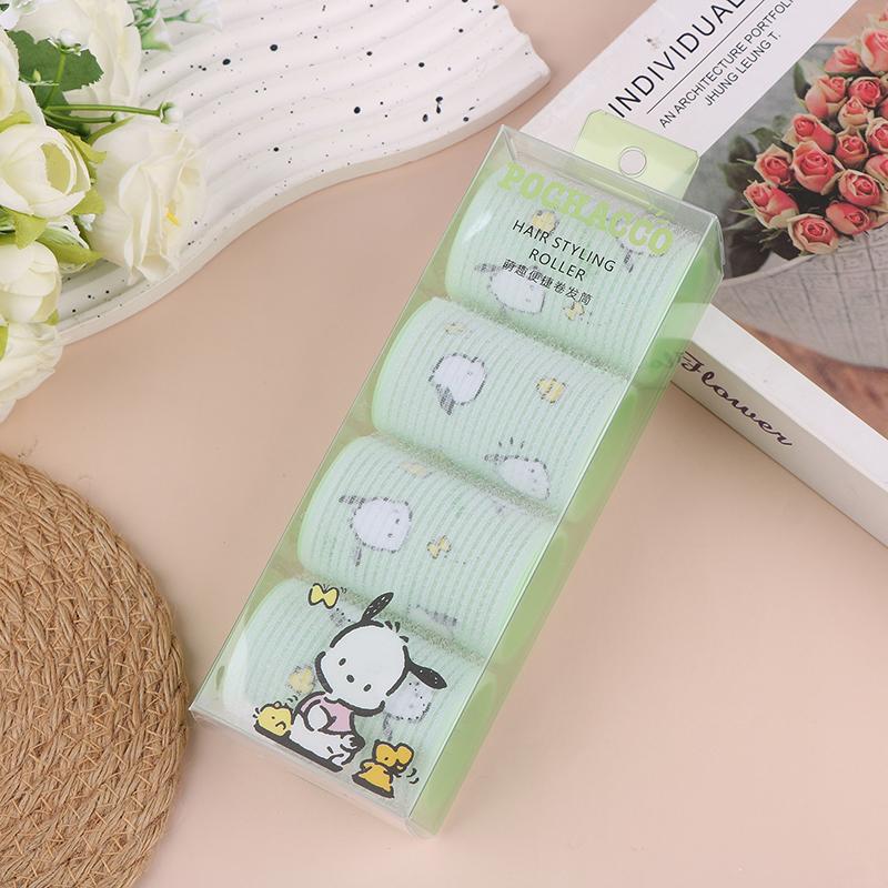 

4 комплекта милых удобных плойок для завивки волос с французской челкой, вьющиеся аксессуары для волос зелёный