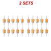 10/20pcs Universal Inline Gas/Fuel Filter 6MM-8MM 1/4" Fuel Pipe Inline Fuel Filter For Lawnmower Motorcycle Small Engine