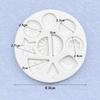Banana Lemon Strawberry Grape Cake Silicone Sugarcraft Mold Resin Tools Chocolate Cupcake Baking Fondant Cake Decorating Tools