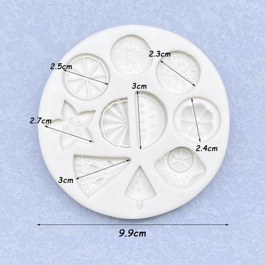 Banana Lemon Strawberry Grape Cake Silicone Sugarcraft Mold Resin Tools Chocolate Cupcake Baking Fondant Cake Decorating Tools