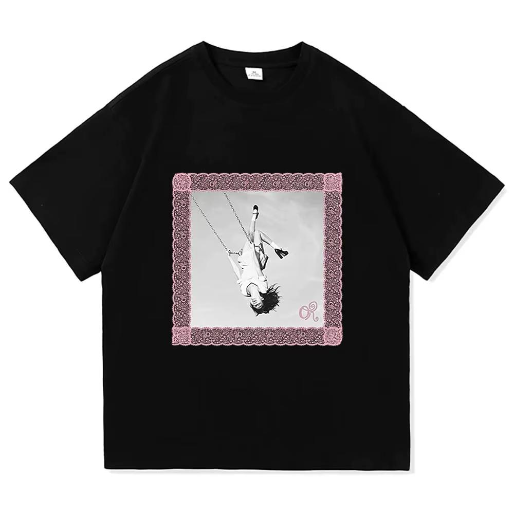Lace Album Cover Oversized Cotton Tshirt 2026 Olivia You Seem Pretty Sad for A Girl So in Love Aesthetic Women Clothes S