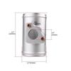 Automobile intake sensor flange base of air flow meter applicable to Honda Toyota Subaru Mazda  63 mm 70 mm 76 mm.