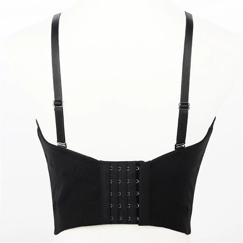 Crop Top yushutiff Tassel Kamínky Korzet Noční klub Party Push Up Podprsenka Oříznuté Bustier Tops Dámské Camis