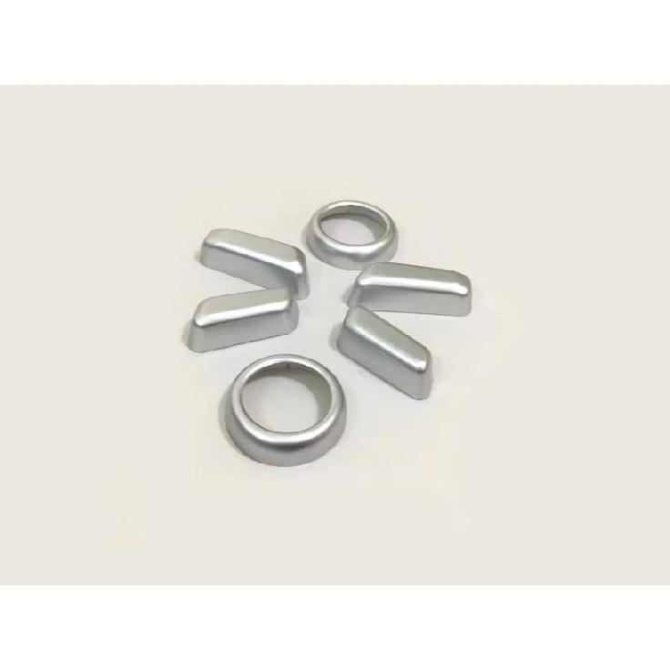 Car Cover Detector ABS Chrome/Carbon Fibre Seat Adjustment Knob Button Switch Trim Stick 6pcs For Volvo XC60 2018