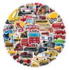 50 sheets of new cartoon mixed kids stickers car fridge notebook thermos cup decorated waterproof stickers