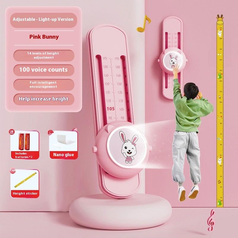 

Детский счетчик прыжков с сенсорным управлением и голосовым оповещением розовый